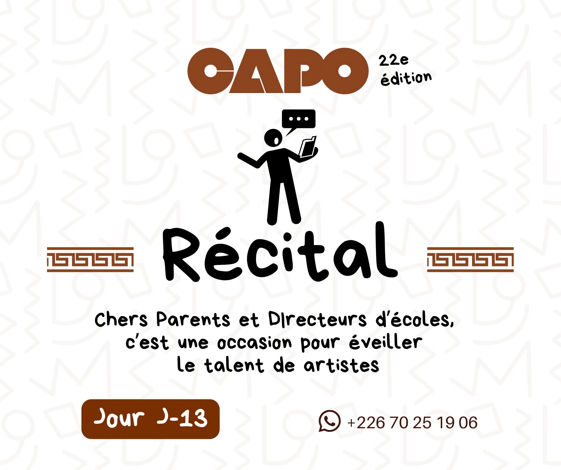 Enfants participant au CAPO